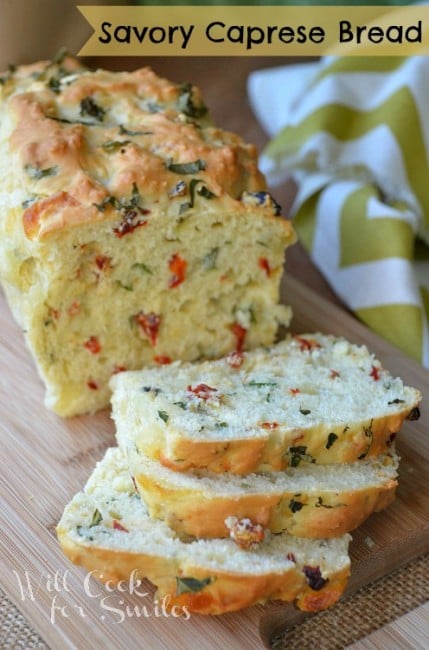 Savory Caprese Bread