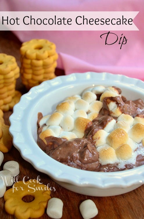 Hot Chocolate Cheesecake Dip