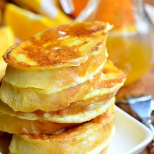Orange Creamsicle French Toast 2 from willcookforsmiles.com #breakfast #orange #frenchtoast