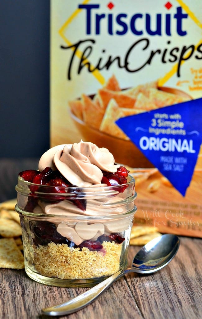 No Bake Chocolate Cherry Cheesecake Pie In A Jar Will Cook For Smiles