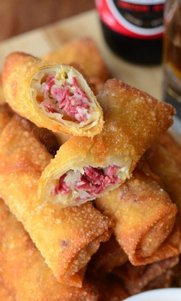 Reuben Egg Rolls Will Cook For Smiles