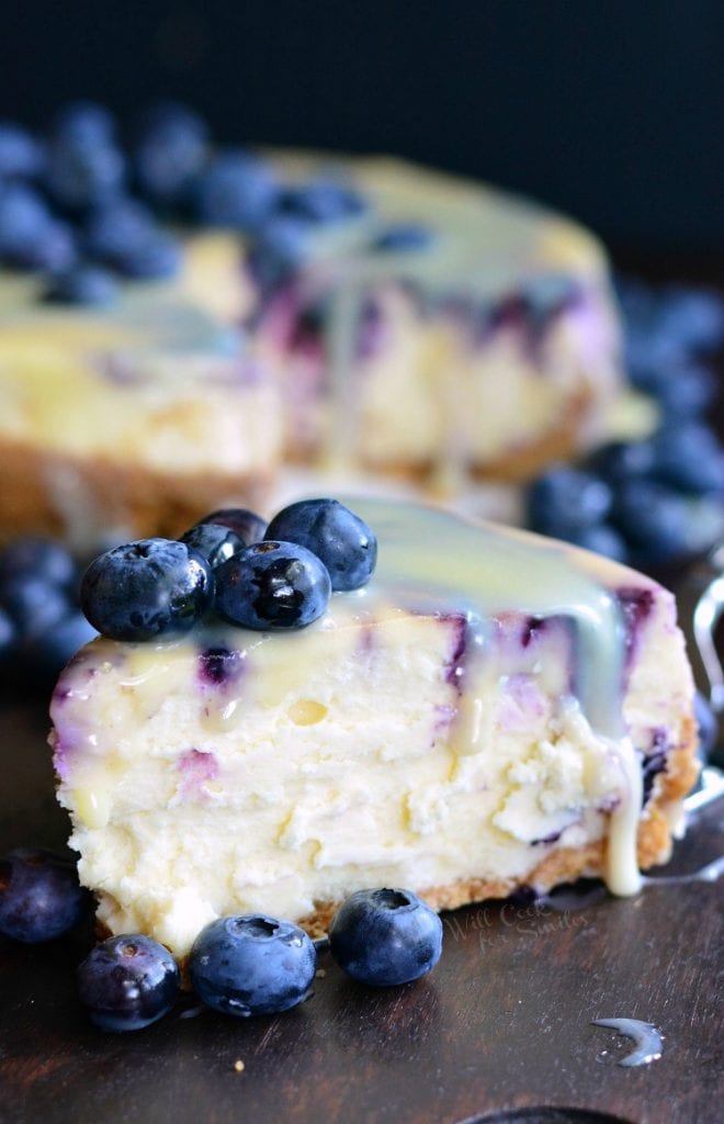 White Chocolate Blueberry Cheesecake Will Cook For Smiles