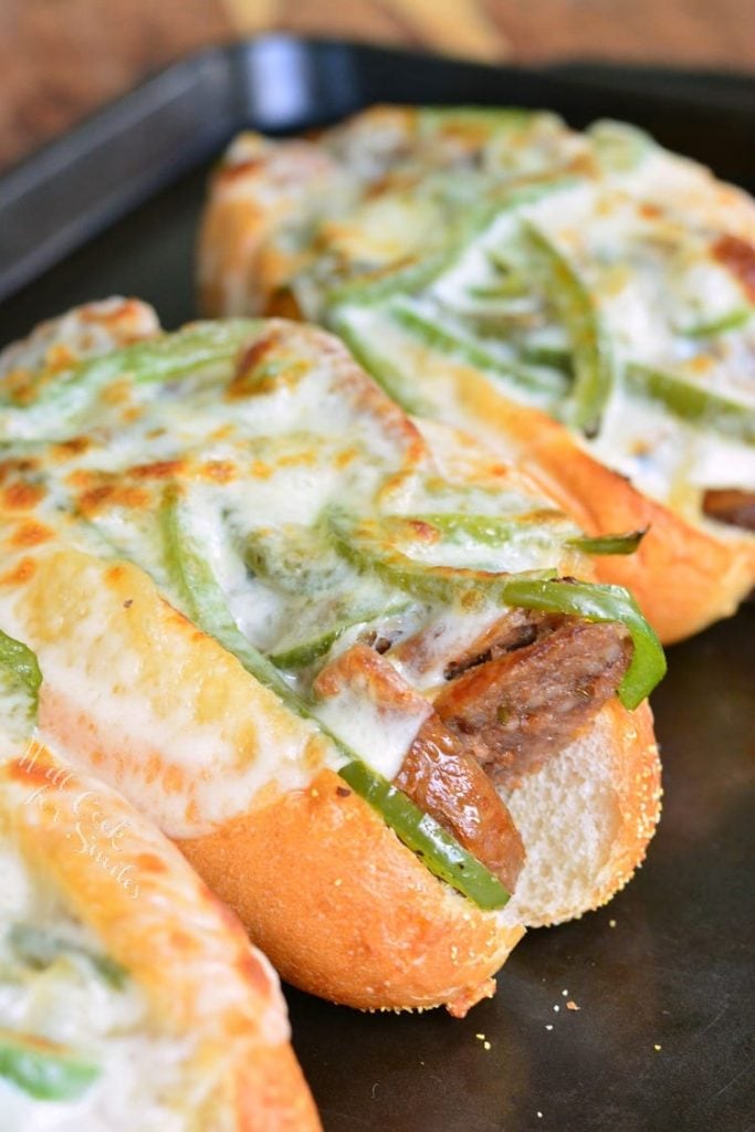 Philly Cheese Steak Sausage Hoagies Will Cook For Smiles