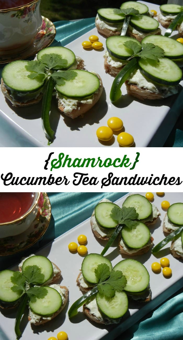 Shamrock Cucumber Tea Sandwiches - Will Cook For Smiles