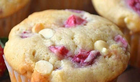 White Chocolate Chip Strawberry Muffins Will Cook For Smiles