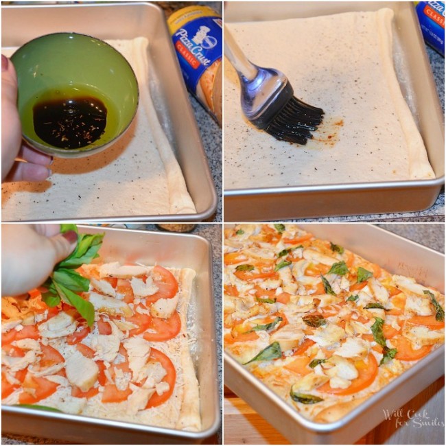 Caprese Chicken Pizza - Will Cook For Smiles