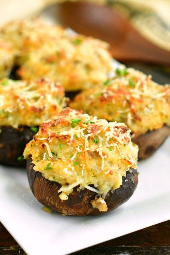 Crab Stuffed Mushrooms - Perfect Party Appetizer And So Easy