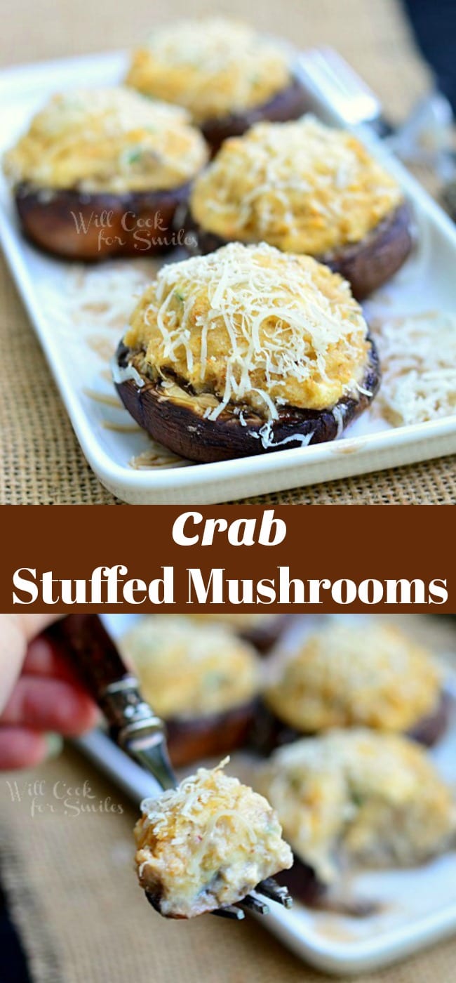 Crab Stuffed Mushrooms - Will Cook For Smiles