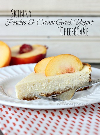 Skinny-Peaches-n-Cream-Greek-Yogurt-Cheesecake-callmepmc