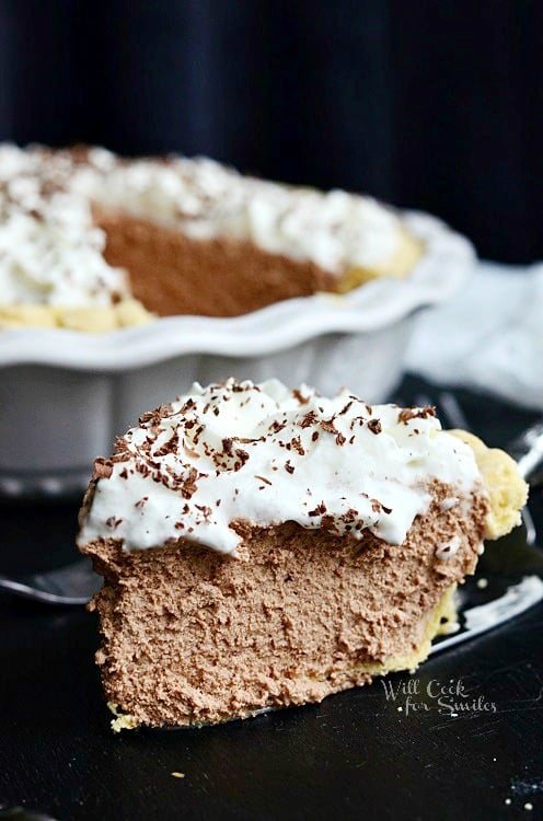 French Silk Pie 2 from willcookforsmiles.com #pie