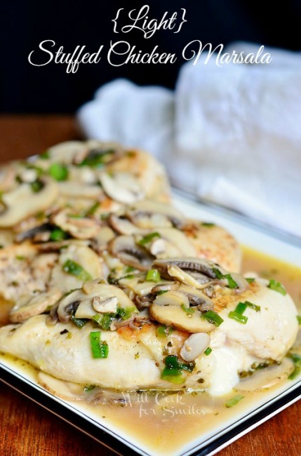 Stuffed Chicken Marsala - Will Cook For Smiles