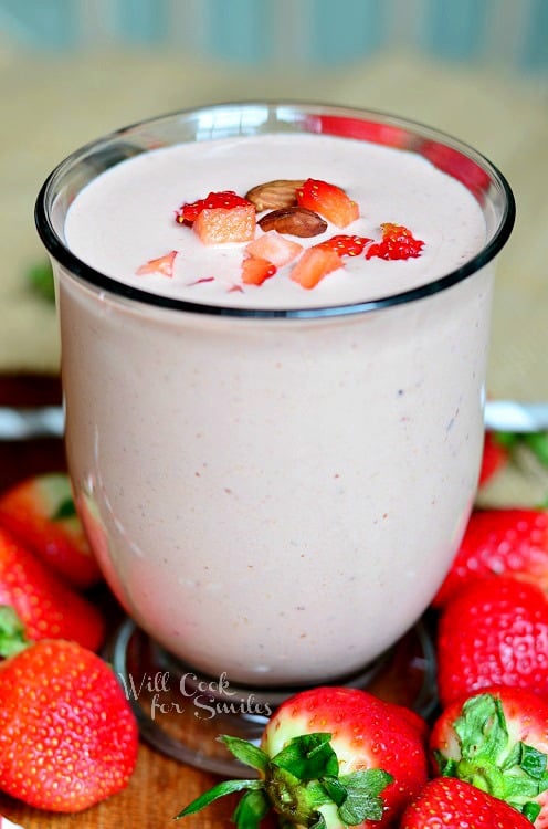 Double Chocolate Covered Strawberry Protein Shake