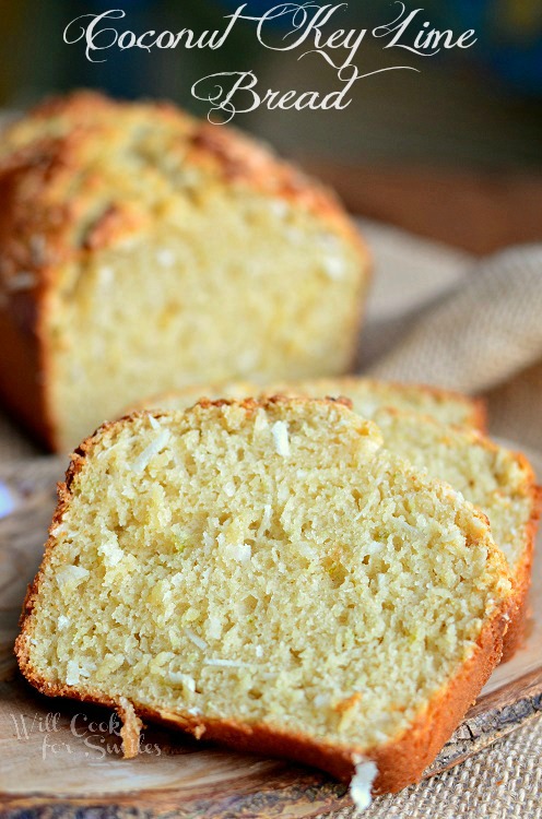 Coconut Key Lime Bread | from willcookforsmiles.com #bread #coconut #keylime
