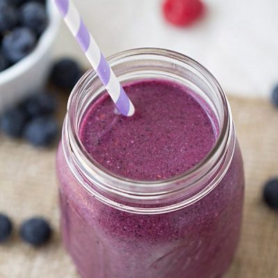 Berry and Toasted Coconut Smoothie from This Gal Cooks - Will Cook For ...