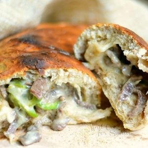 Easy Philly Cheese Steak Calzone - Will Cook For Smiles