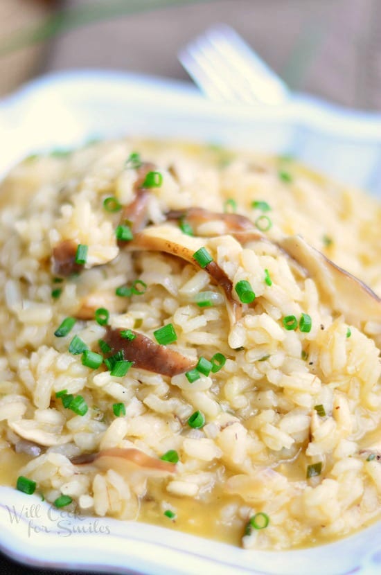 Mushroom Risotto 2 from willcookforsmiles.com