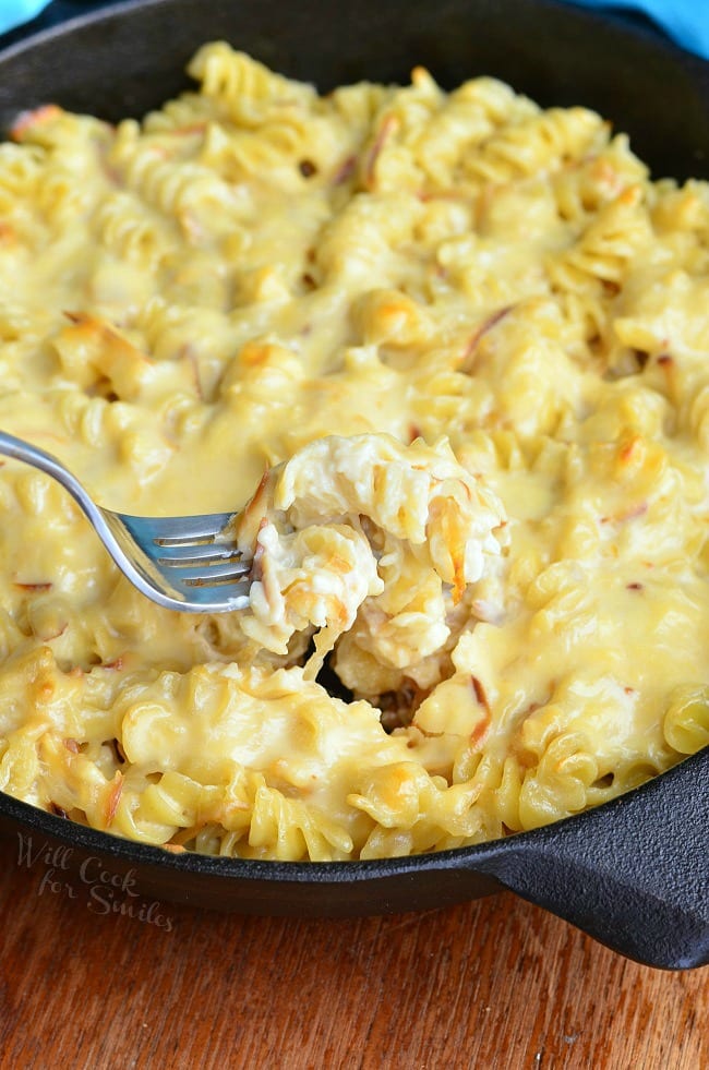 Caramelized Onion Gouda Macaroni and Cheese - Will Cook 