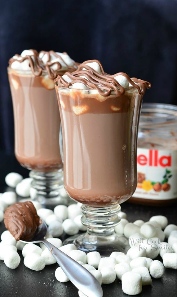 Spiked Nutella Hot Chocolate - Will Cook For Smiles