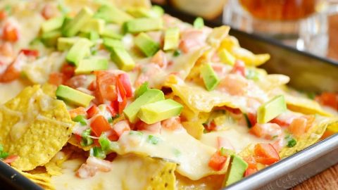 Amazing Nachos With Veggies And Homemade Nacho Ale Cheese Sauce Will Cook For Smiles