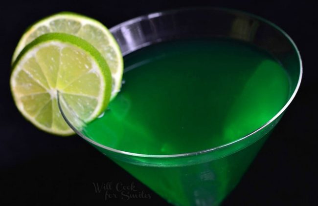 Lime Martini {Green Drink} - Will Cook For Smiles