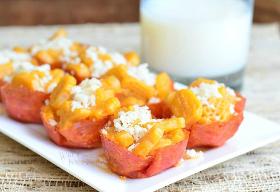 Mini Pizza Macaroni and Cheese Cups  Will Cook For Smiles