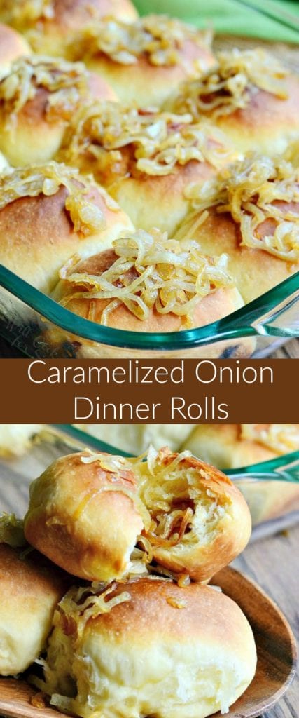 Caramelized Onion Dinner Rolls - Will Cook For Smiles