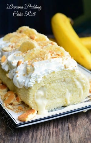 Banana Pudding Cake Roll - Will Cook For Smiles