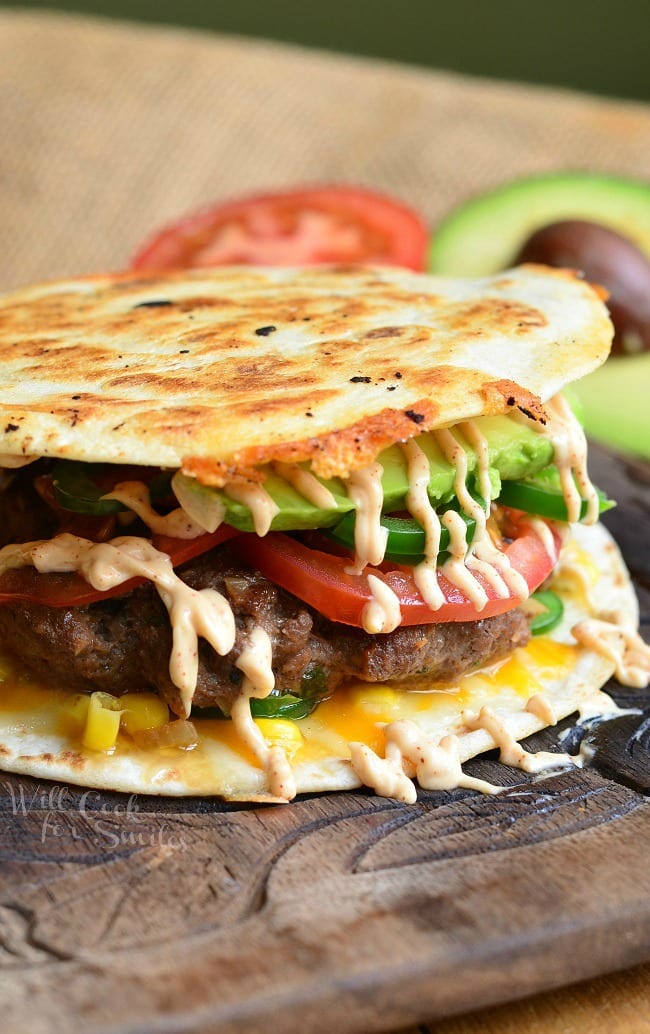 Quesadilla Burger - Will Cook For Smiles