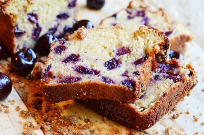 Cherry Streusel Bread - Will Cook For Smiles