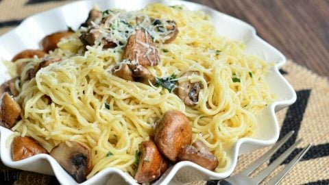 Truffle Oil Pasta And Mushrooms Will Cook For Smiles