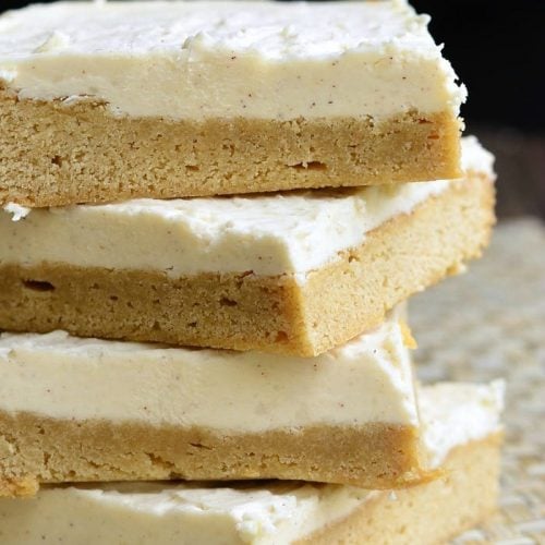 Frosted Maple Cookie Bars - Will Cook For Smiles