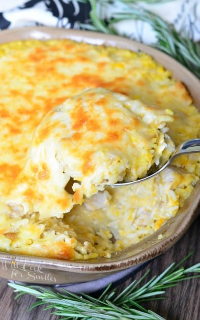 Turkey, Butternut Squash, and Mascarpone Rice Casserole - Will Cook For ...