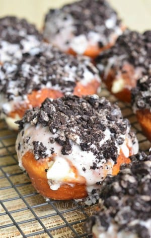 Oreo Cheesecake Doughnuts - Will Cook For Smiles