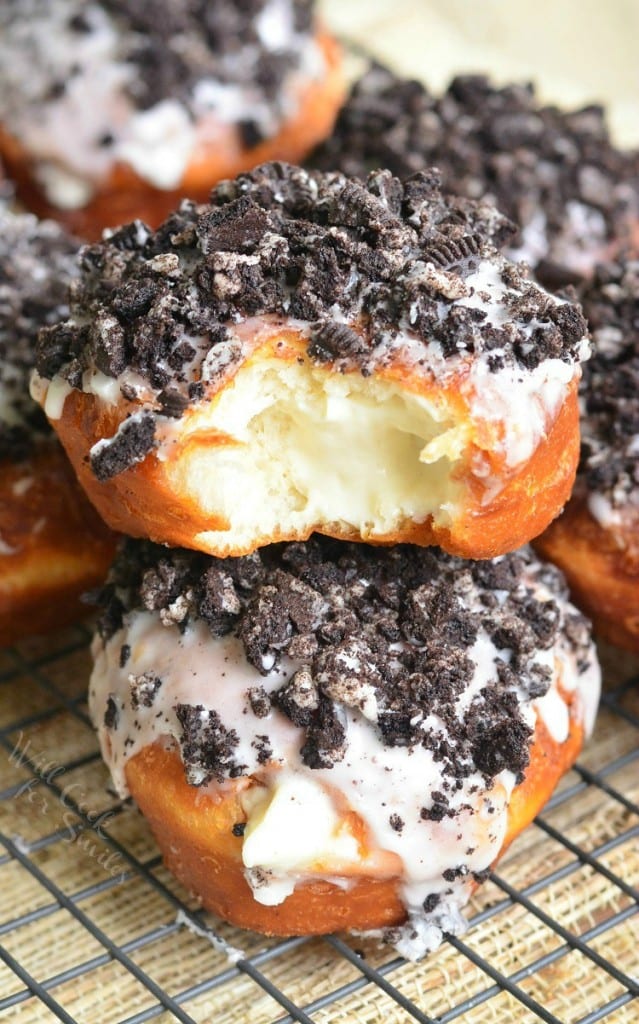 Oreo Cheesecake Doughnuts - Will Cook For Smiles