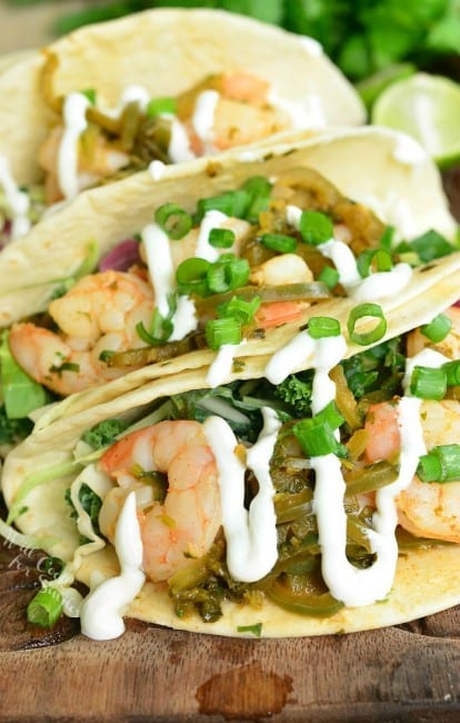 Tequila Lime Shrimp Tacos - Will Cook For Smiles