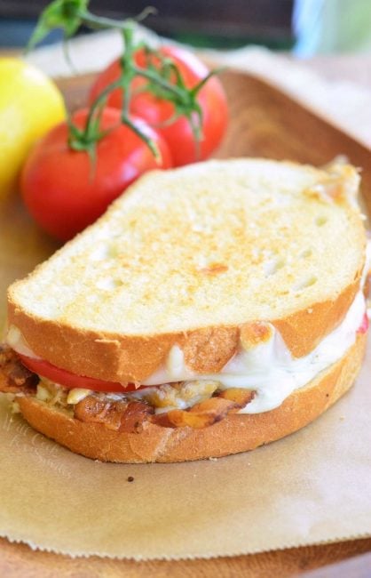 Tomato Bacon and Crab Grilled Cheese - Will Cook For Smiles