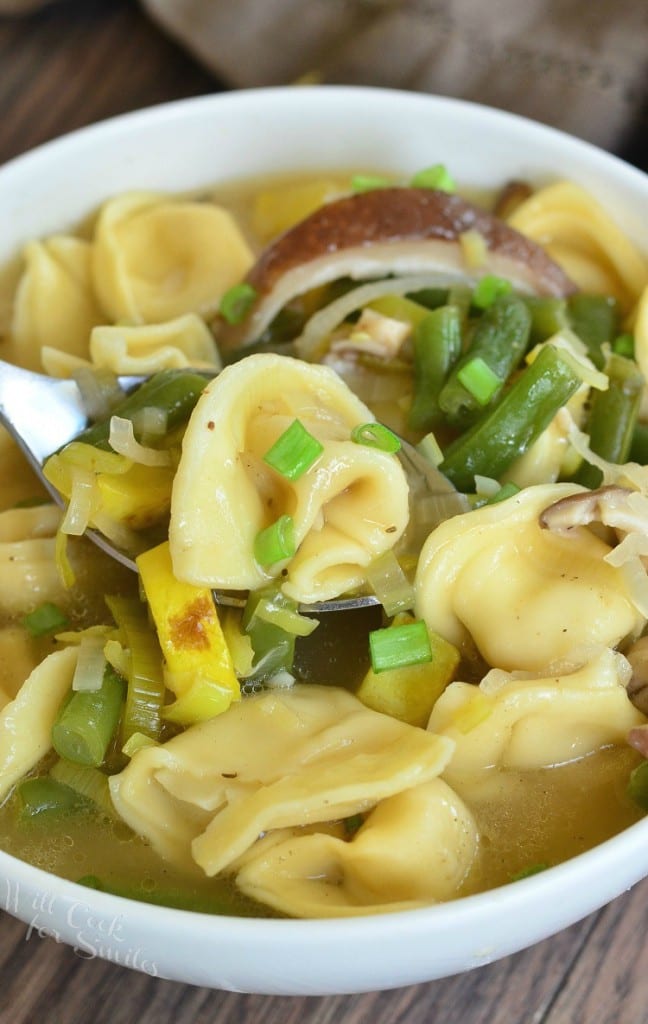 Vegetable Medley Tortellini Soup - Will Cook For Smiles