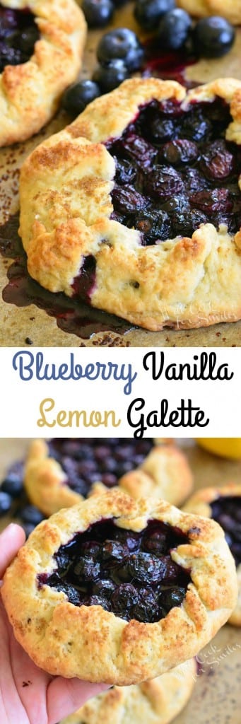 Lemon Blueberry Galette - Will Cook For Smiles