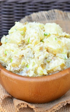 Roasted Garlic Asiago Potato Salad - Will Cook For Smiles