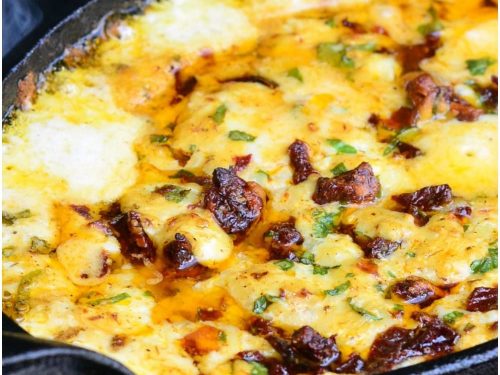 Smokey Sun Dried Tomato and Basil Mozzarella Dip