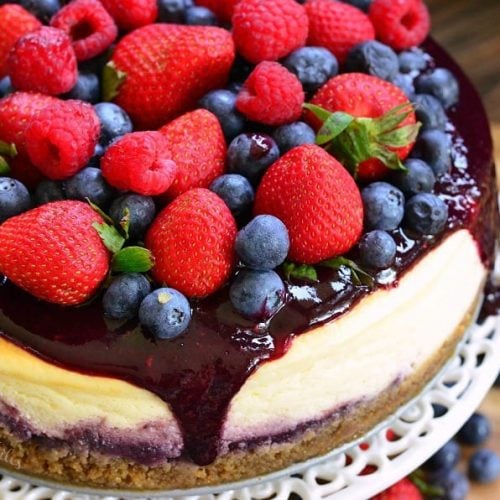 Mixed Berry Cheesecake - Will Cook For Smiles