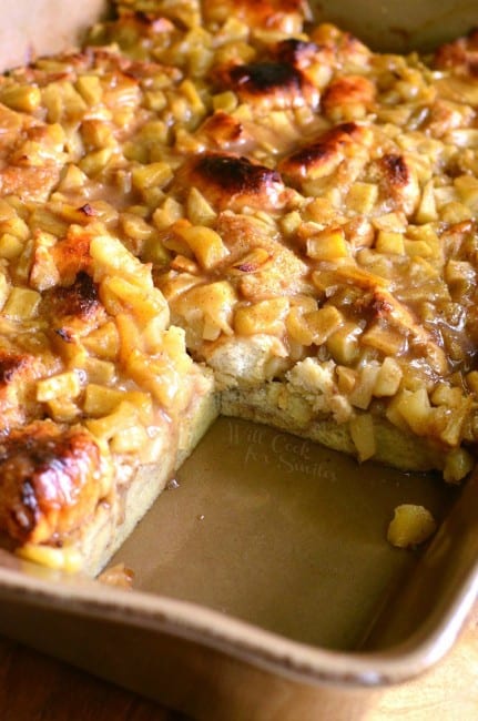 Apple Pie Bread Pudding Will Cook For Smiles   Apple Pie Bread Pudding 6 From Willcookforsmiles.com  431x650 