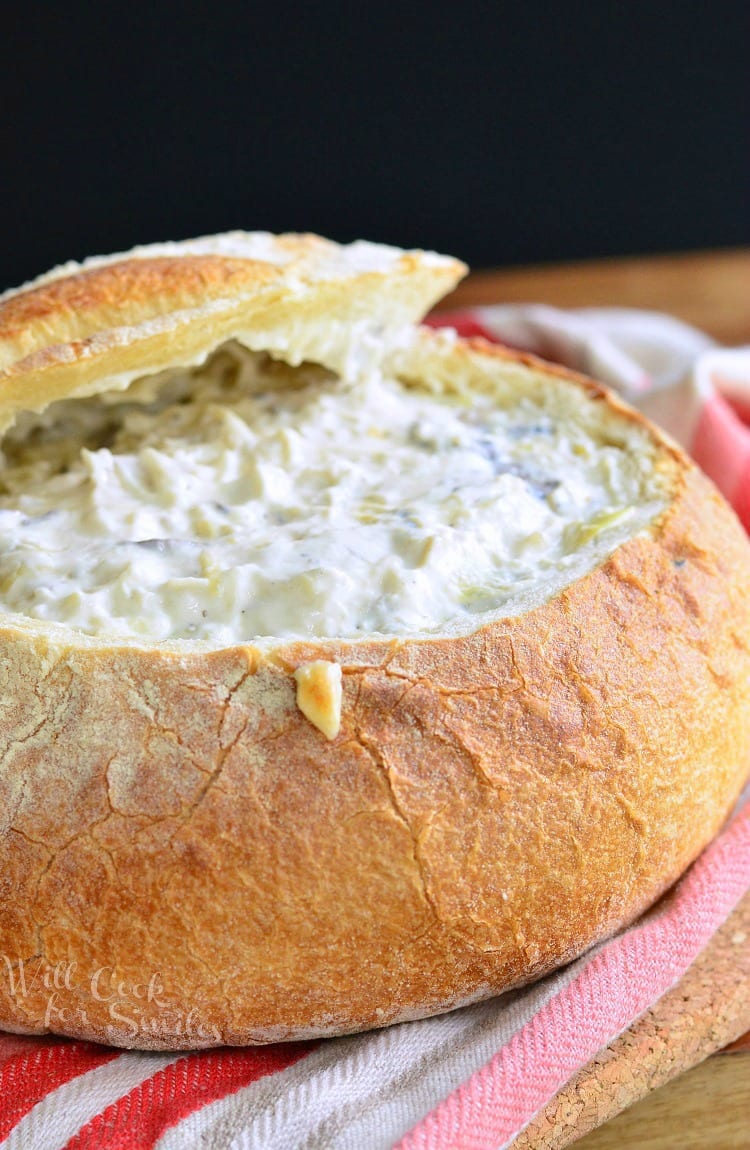 Fontina Mushroom Artichoke Dip