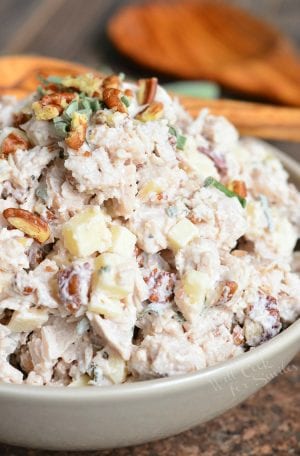 Pecan, Sage, and Gruyere Turkey Salad - Will Cook For Smiles