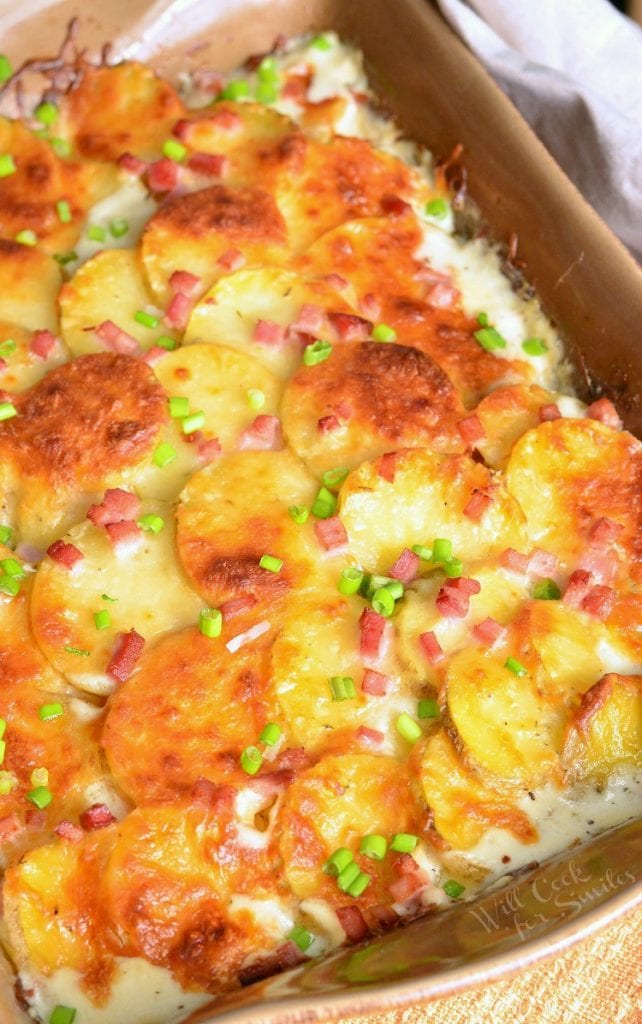 Chicken Cordon Bleu Scalloped Potatoes Recipe Will Cook For Smiles