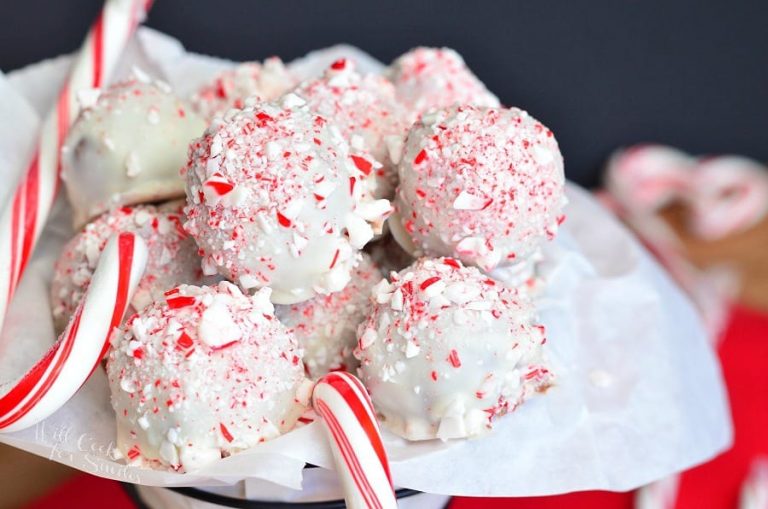 Double Chocolate Peppermint Fudge Truffles