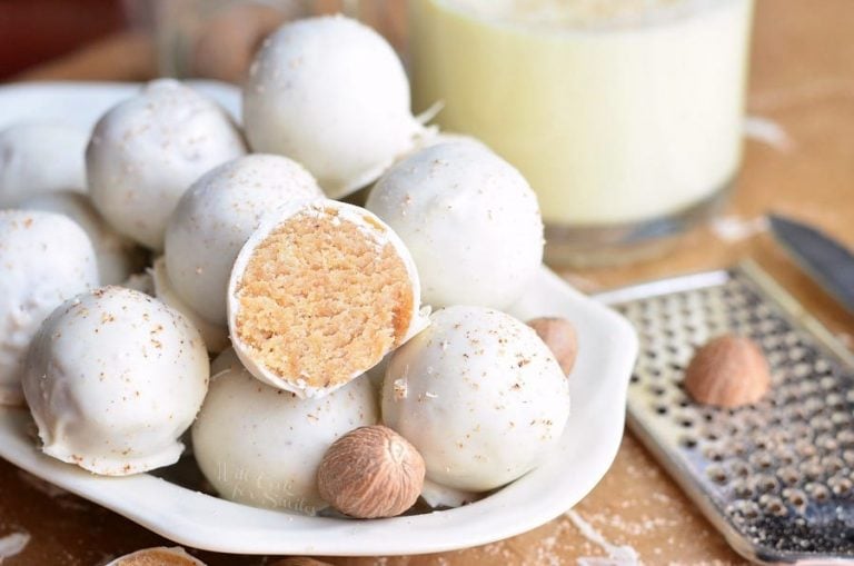 Eggnog Cookie Balls