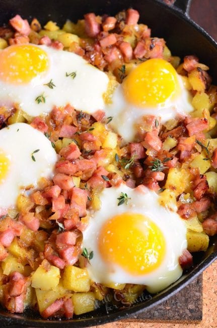 Honey Mustard Ham Egg and Potato Bake - Will Cook For Smiles