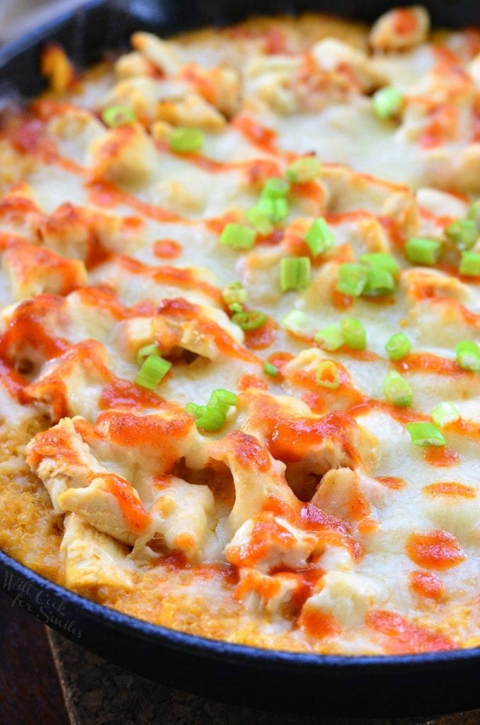 Creamy Sriracha Chicken and Quinoa Bake - Will Cook For Smiles