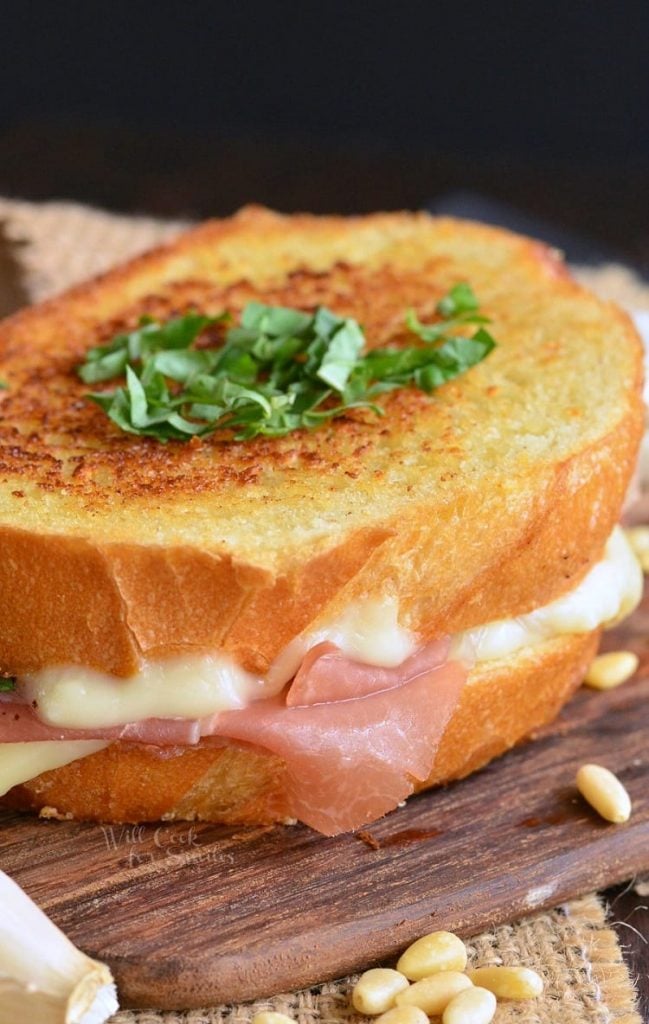 Italian Garlic Bread Grilled Cheese - Will Cook For Smiles